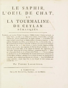 Le Saphir l’Oeil de Chat, et la Tourmaline de Ceylan Démasqués